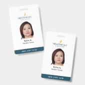 BSN Nurse Abzeichen Ausweis (Vorder- & Rückseite)