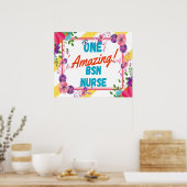 BSN Nurse Appreciation Geschenk Idee Poster (Küche)