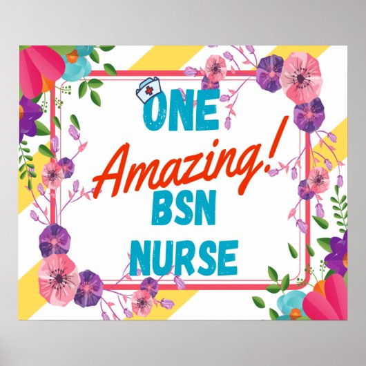BSN Nurse Appreciation Geschenk Idee Poster (Vorne)