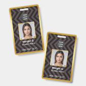 BSN Nurse Custom Logo Foto Ausweis (Vorder- & Rückseite)