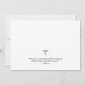 BSN Nurse Foto Abschluss + Feier Einladung (Rückseite)