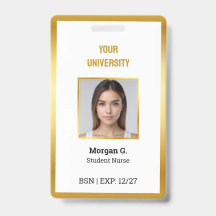 BSN Nurse Name des benutzerdefinierten Fotos