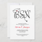 BSN Pinning Zeremonie Einladung, lustige Krankensc Einladung (Vorderseite)