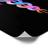 BSN Registered Nurse RN Caduceus Nursing Emblem Poster (Ecke)