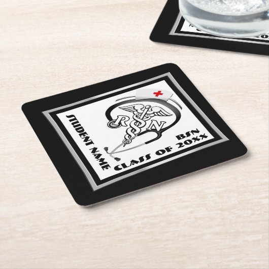 BSN - RN Graduate Abschluss Untersetzer (angewinkelt)