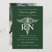 BSN RN Nurse Abschluss Ankündigung benutzerdefinie (Vorne/Hinten)