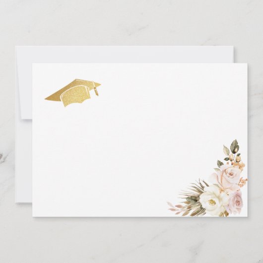 BSN RN Nursing Foto Graduation Party Einladung (Rückseite)