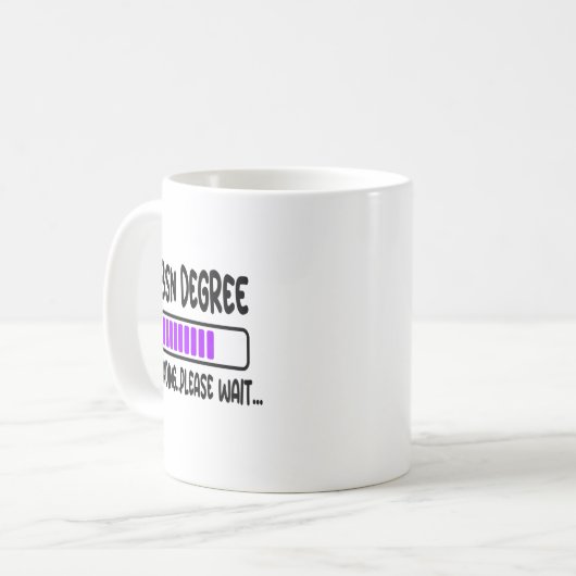 BSN Student Nursing School Bachelor Science Gift Kaffeetasse (Vorderseite Links)