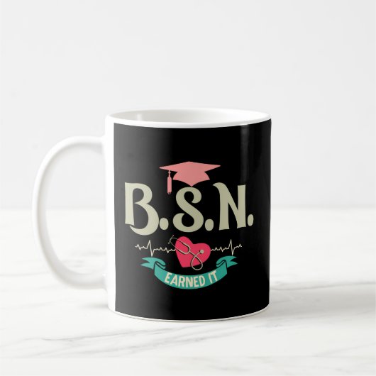 Bsn verdiente es als Krankenschwester Kaffeetasse (Links)
