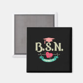 Bsn verdiente es als Krankenschwester Magnet (Vorderseite/Rückseite)