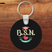 Bsn verdiente es als Krankenschwester Schlüsselanhänger (Vorderseite)