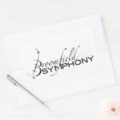 BSO Rechteckaufkleber Rechteckiger Aufkleber (Umschlag)