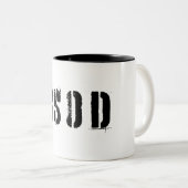 BSOD ZWEIFARBIGE TASSE (VorderseiteRechts)