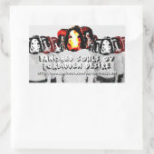 BSOFD in Einseitigkeit vereint Rechteckiger Aufkleber (Tasche)