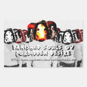 BSOFD in Einseitigkeit vereint Rechteckiger Aufkleber (Vorderseite)