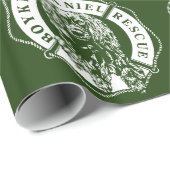 BSR offizielles Logo-Verpackungs-Papier - Grün Geschenkpapier (Rolleneckpunkt)