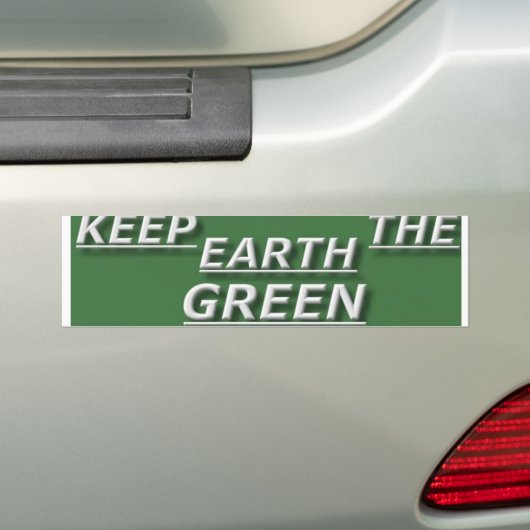 bstick.keep.the.earth.green autoaufkleber (Auf Auto)