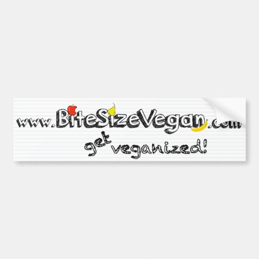 BSV erhalten Veganized Autoaufkleber (Vorne)
