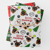 BT2MPS Min Button Weihnachtsgebäckpapier Geschenkpapier Set (Beispiel)