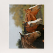 BT3 Quarter Pferde mit Headshots Puzzle (Vertikal)