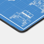 BT-5-Tank Schreibtischunterlage (Ecke)