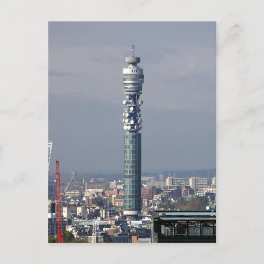 BT Tower, London, England. Postkarte (Vorderseite)