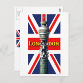 BT Tower London Postkarte (Vorne/Hinten)