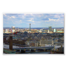 BT Tower London Skyline Cityscape England Fotodruck