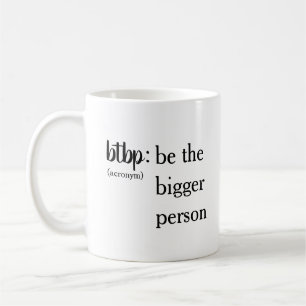 BTBP Definitions-Tasse Kaffeetasse
