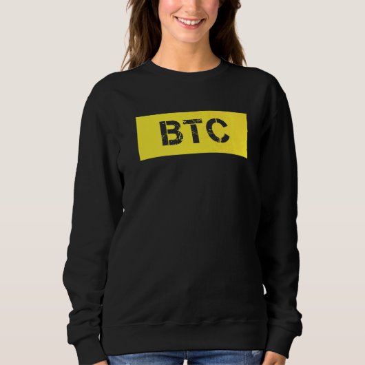 Btc Bitcoin Sweatshirt (Vorderseite)