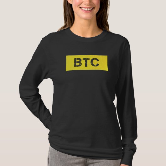 Btc Bitcoin T-Shirt (Vorderseite)