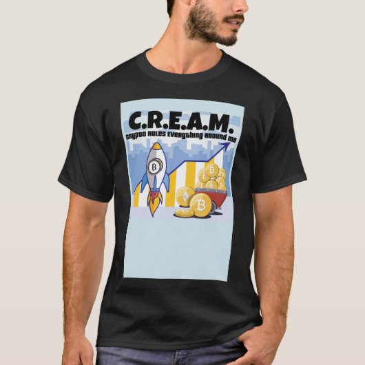 BTC Crypto reguliert alles um mich Bullish auf B T-Shirt (Vorderseite)