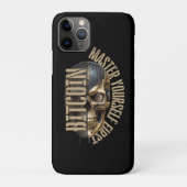 BTC motivation | Skull | Bitcoin crypto  Case-Mate iPhone Hülle (Rückseite)
