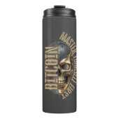 BTC motivation | Skull | Bitcoin crypto Thermosbecher (Vorderseite)