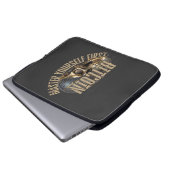 BTC Motivation | Totenkopf | Bitcoin Krypto Laptopschutzhülle (Vorne Knopf)