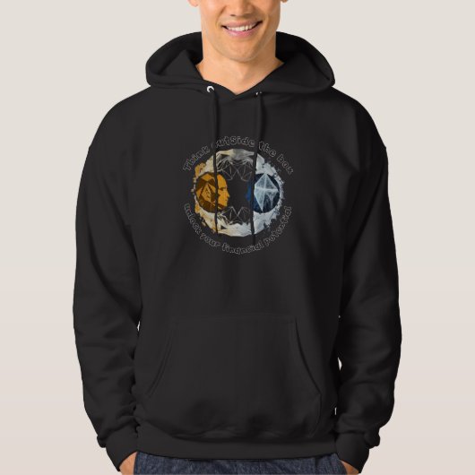 Btc think outside the box hoodie (Vorderseite)
