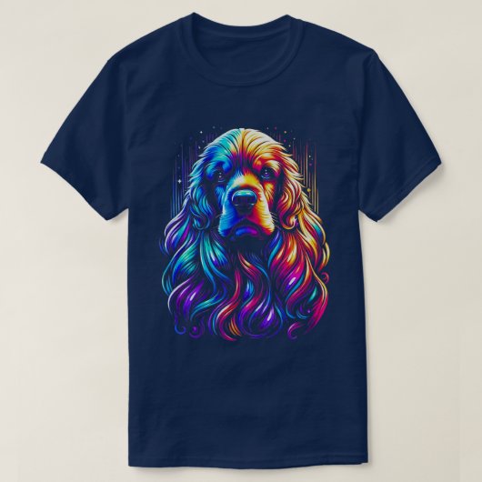 BTN258 Neue Spaniels für Künstlerinnen und Künstle T-Shirt (Design vorne)