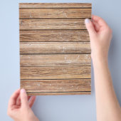 btpbwk BROWN HOLZBOARDWALK TEXTURE-VORLAGE Flyer (Hand)