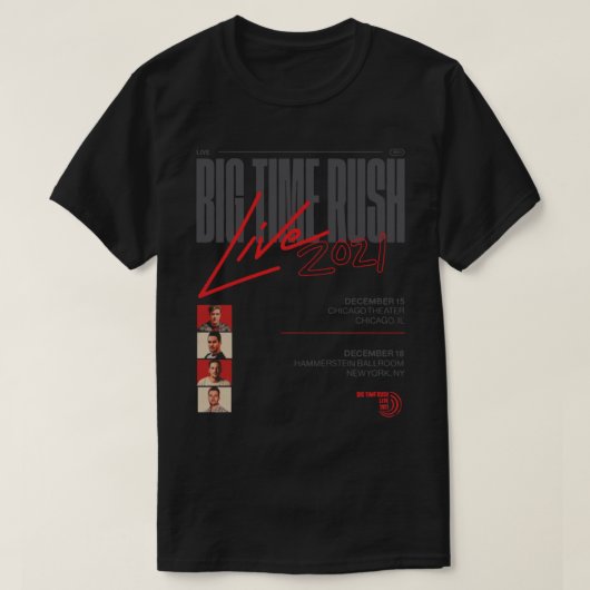 Btr Big Time Eush bis 2021 T-Shirt (Design vorne)