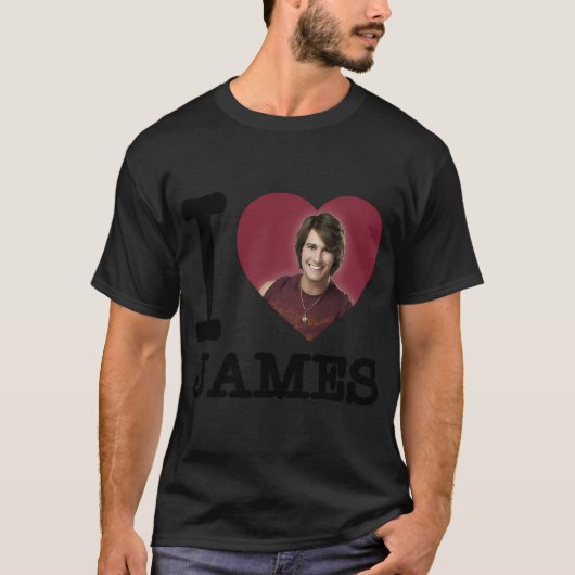 BTR: Ich liebe James T-Shirt (Vorderseite)