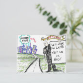 BTS auf der Postkarte (Stehend Vorderseite)