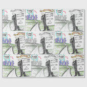 BTS auf der Straße Geschenkpapier (Flach)