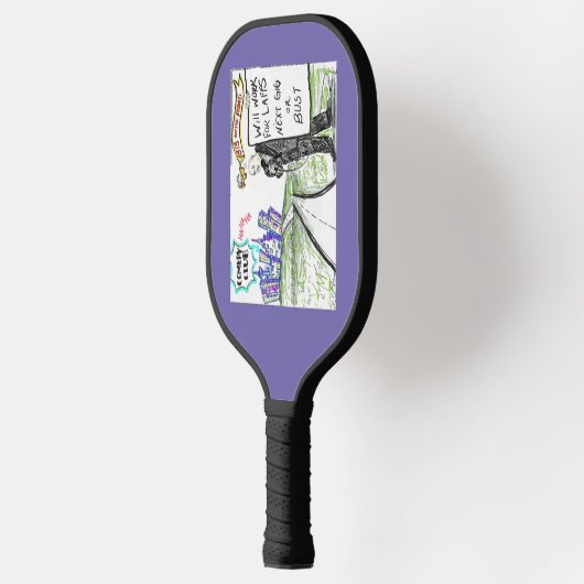 BTS auf der Straße Pickleball Schläger (Links)