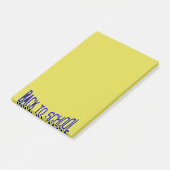 BTS Blue S Post-it Klebezettel (angewinkelt)