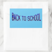 BTS Blue S Rechteckiger Aufkleber (Tasche)