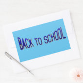 BTS Blue S Rechteckiger Aufkleber (Umschlag)