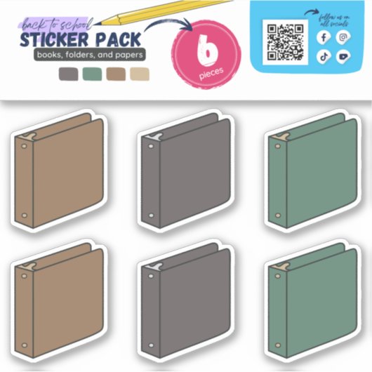 BTS- BÜCHER, PAPIERE (3RING BINDER) AUFKLEBER (Vorderseite)