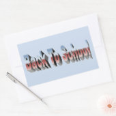 BTS dreiteilig Rechteckiger Aufkleber (Umschlag)