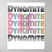 BTS DYNAMITE HOBI ( NEW SONG ) POSTER (Vorne)