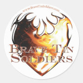 BTS Heftsticker Runder Aufkleber (Vorderseite)